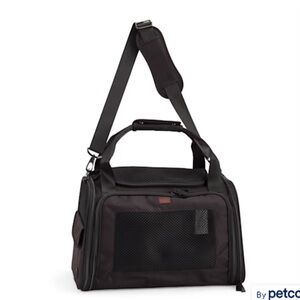 Reddy Black Fold-Out Pet Carrier